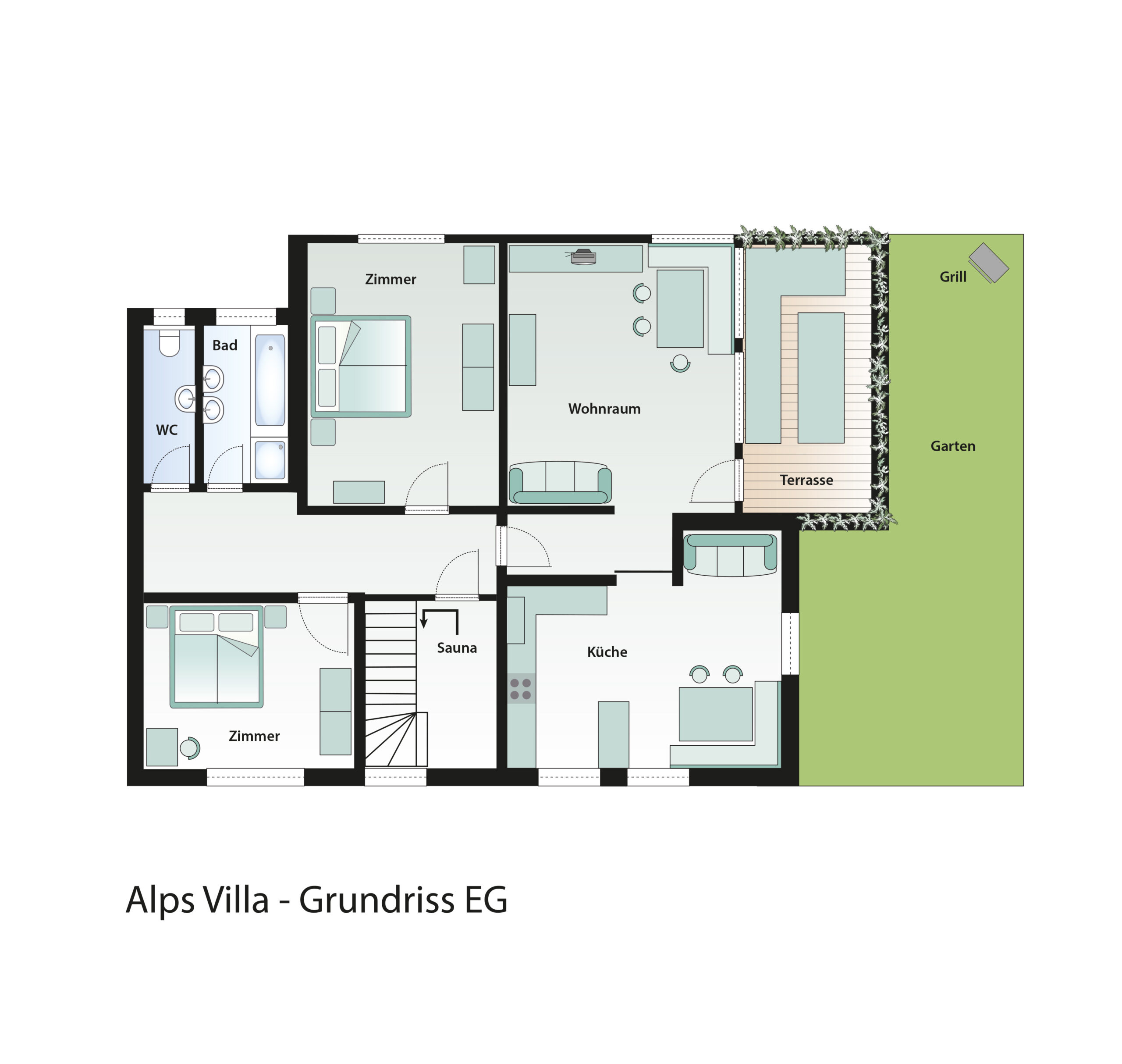 Alps Villa Mellau Grundriss Alps Villa Mellau Grundriss